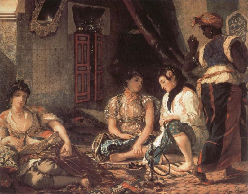 Eugene Delacroix The Women of Algiers